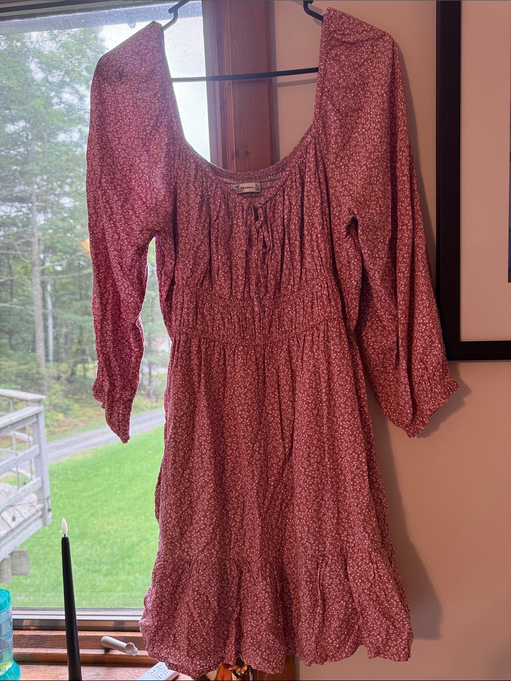 Hollister - Floral Mini Dress in Dusty Rose